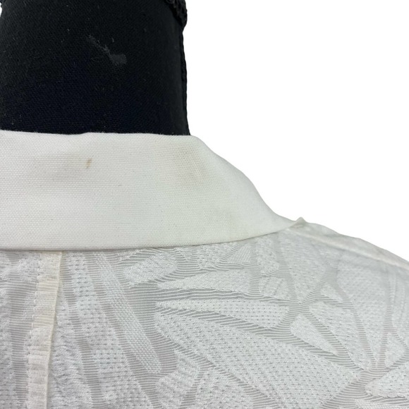 Lafayette 148 New York White Textured Jacket Medium - Picture 6 of 6